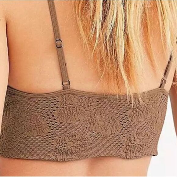 Free People Candy Seamless Bra Sand Size XS/S‎ NWT - Picture 4 of 6